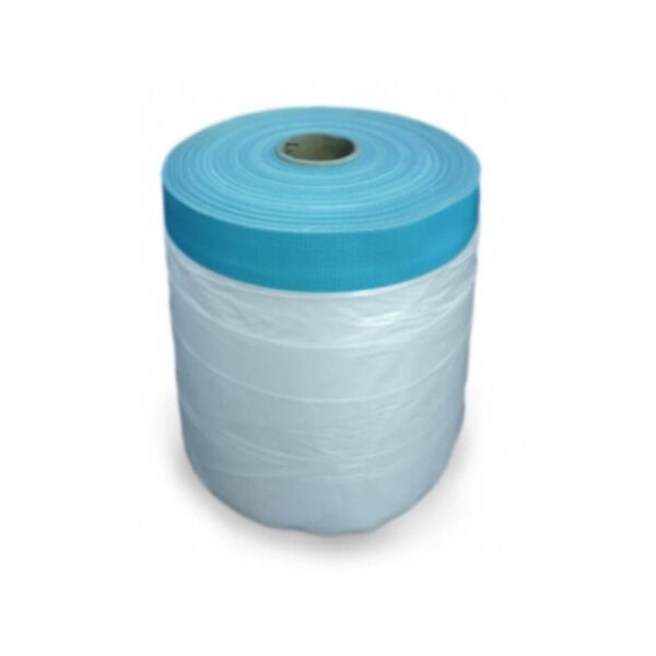 gewebe masker blau mit folie