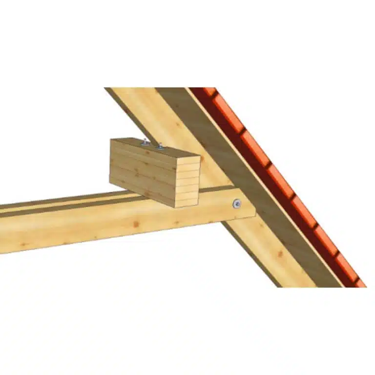 Dachkonstruktion Befestigung Holzkonstruktion Balkenverkleidung Bolzenanker Schwerlastanker Holzdübel