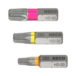 HECO-Drive Bits Übersicht