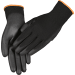 Arbeitshandschuhe Flexibel Basic Polyester schwarz