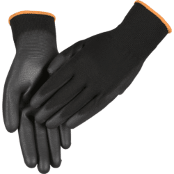Arbeitshandschuhe Flexibel Basic Polyester schwarz