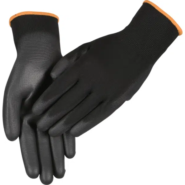 arbeitshandschuhe flexibel basic polyester schwarz