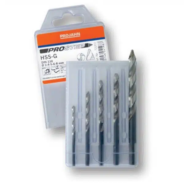 prostep spiralbohrer set 5tlg.