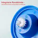 Bohrstaubfänger integrierte Bürste