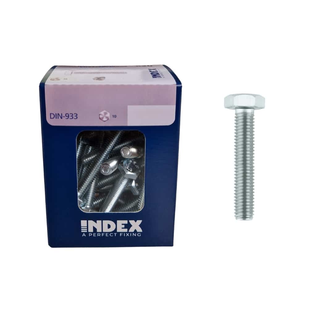 DIN 933 Sechskantkopfschraube Maschinenschraube mit Sichtbox Sichtfensterverpackung