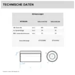Distanzmuffe, Langmutter, Gewindemuffe Edelstahl A2
