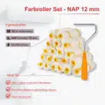 Farbroller Set 21.-tlg. NAP 12mm
