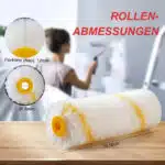 Farbroller Set 21.-tlg. Rollen Abmessungen