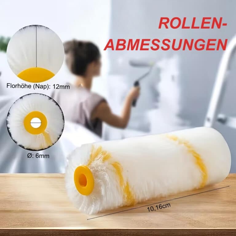 Farbroller Set 21.-tlg. Rollen Abmessungen