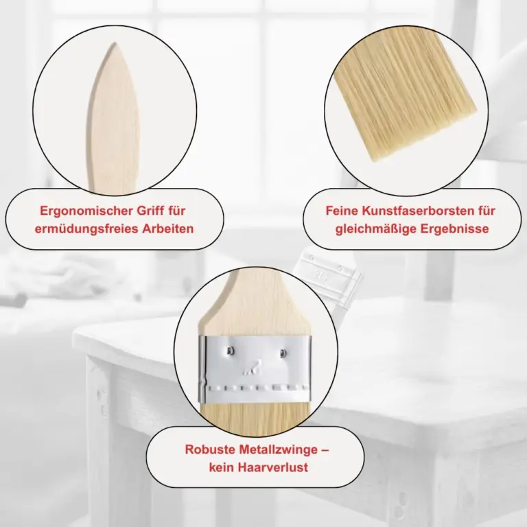 Flachpinsel 45mm Eigenschaften