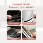 Fugenbürste Anwendungsbeispiel
