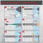 Gewindestab Montageanleitung Beton, Vollstein - ohne Siebhülse