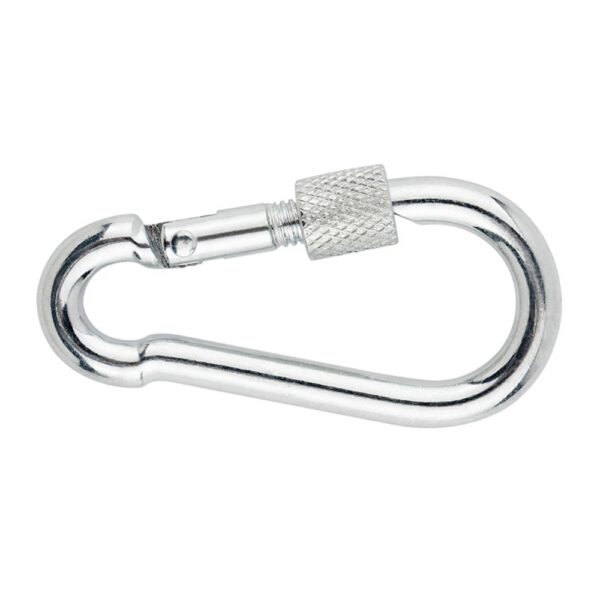 karabinerhaken mit sicherheitsverschluss