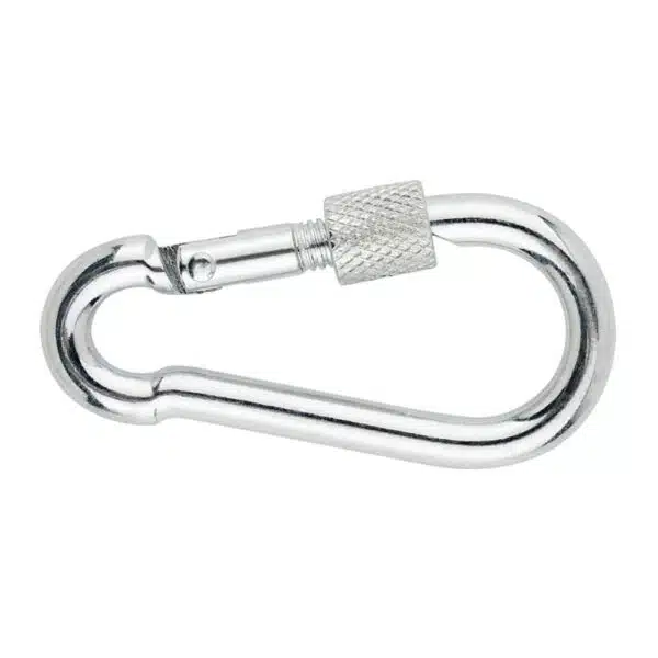 karabinerhaken mit sicherheitsverschluss