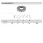 Lochband gewellt V2A, Technische Daten