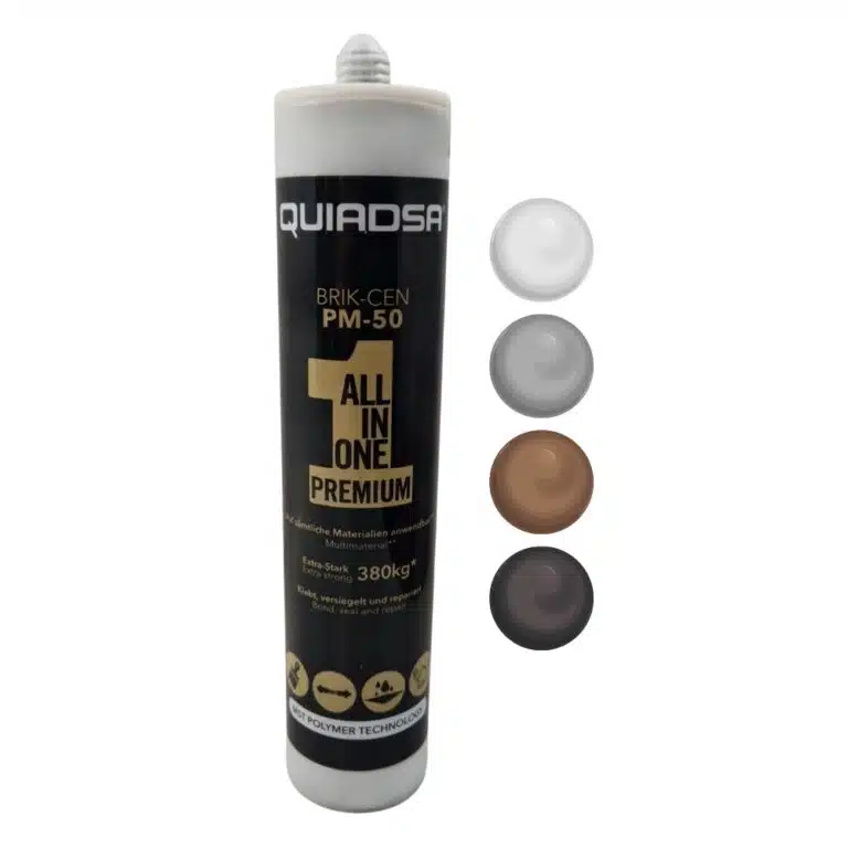 Montagekleber Hybrid Quiadsa weiß grau braun schwarz