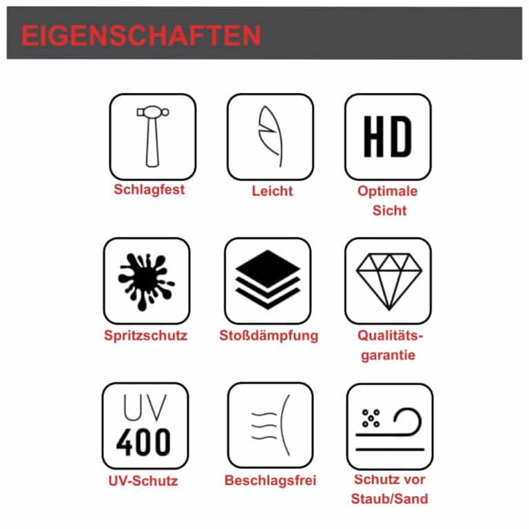 Schutzbrille Basic - Eigenschaften