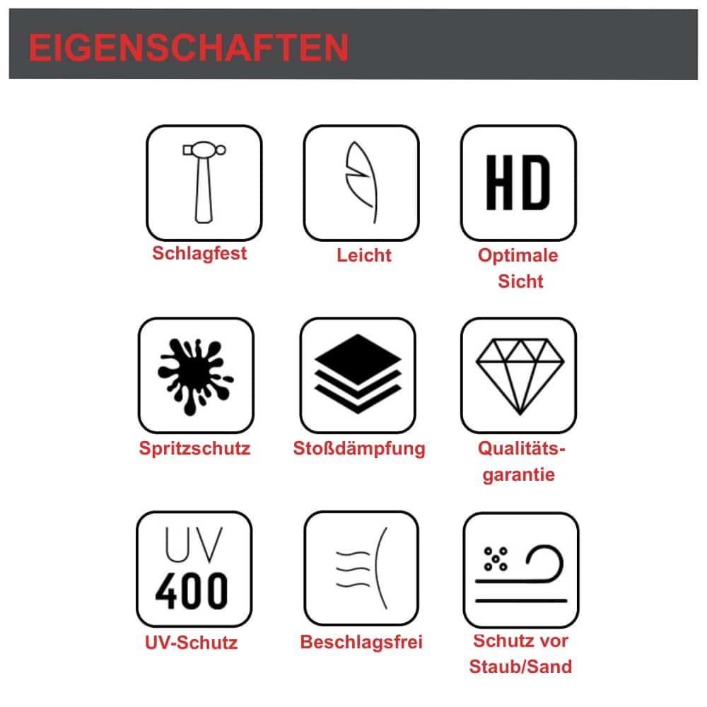 Schutzbrille Basic - Eigenschaften