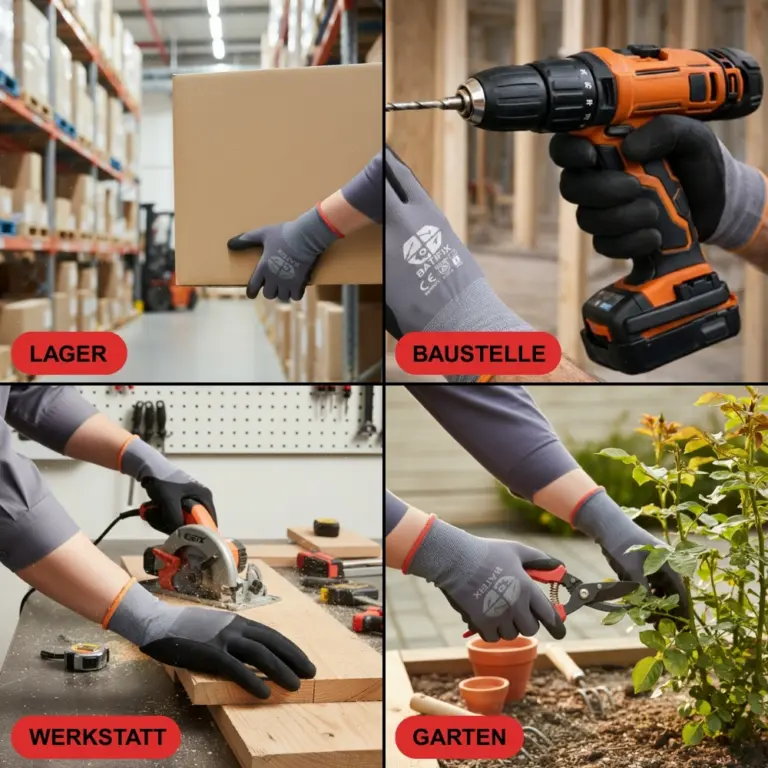 Schutzhandschuhe Universal Flex Anwendungsbeispiele