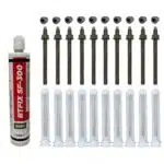 Schwerlast-Montageset Edelstahl A4 BTFIX SF-300 ETA Zulassung