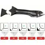 Silikonentferner Fugenwerkzeug 5 Silikonpads verschiedene Größen