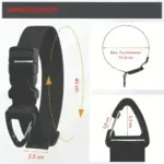 Verlängerungskabel Organizer und Aufhänger Abmessungen