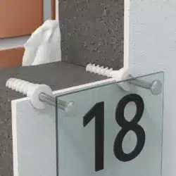 WDVS Leichtbefestigung mit Dämmstoffdübel wärmebrückenfrei